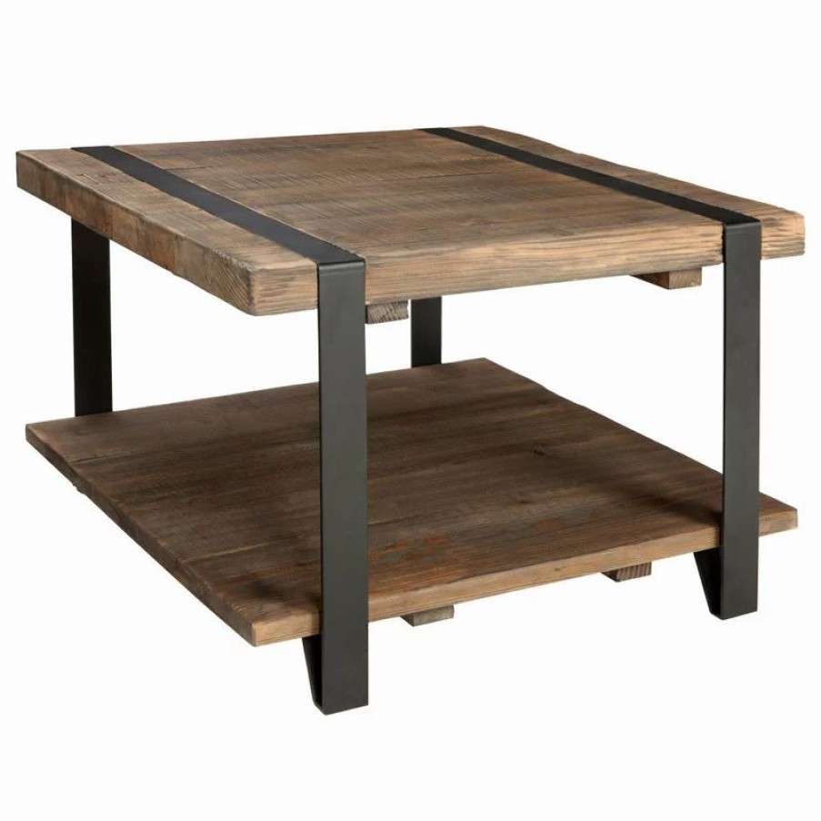 Coffee & Accent Tables * | Bolton Furniture, Inc. Modesto 27 Reclaimed Wood Square Coffee Table