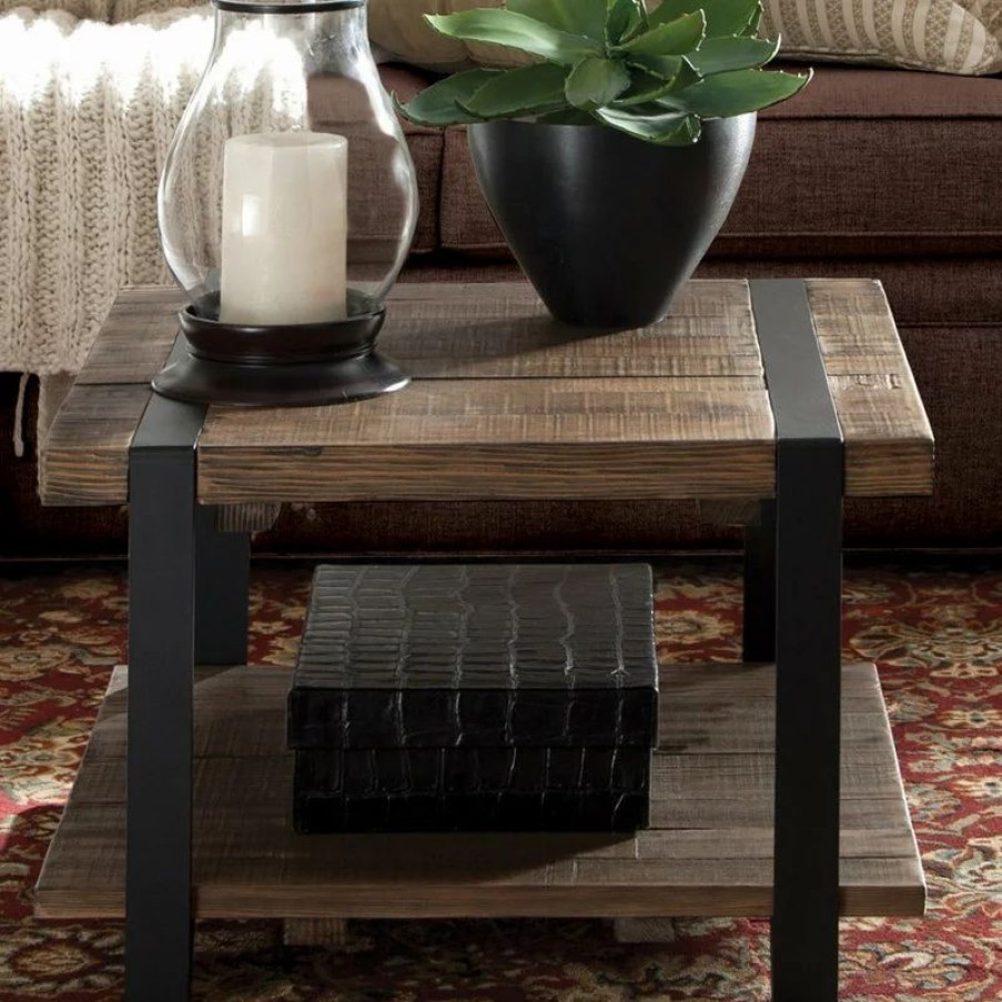 Coffee & Accent Tables * | Bolton Furniture, Inc. Modesto 27 Reclaimed Wood Square Coffee Table