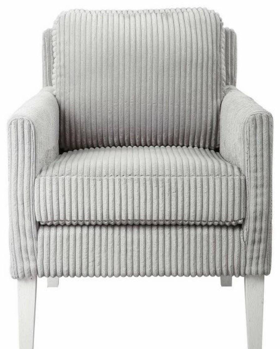 Chairs * | Uttermost 23532 Cavalla Gray Accent Chair