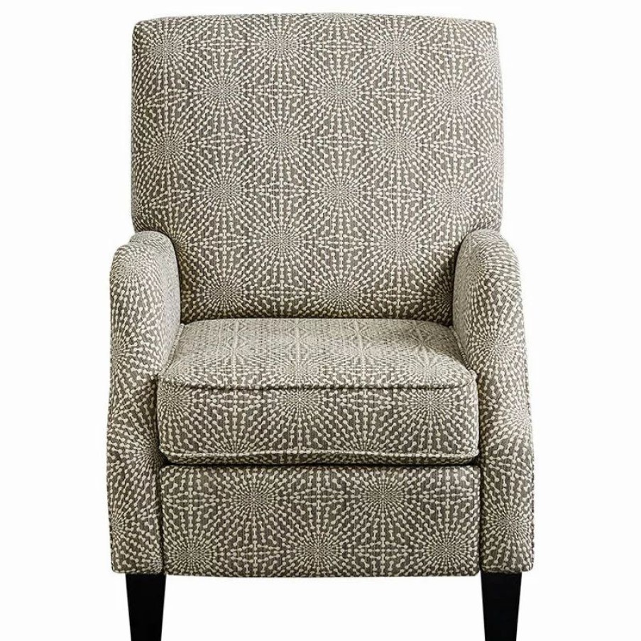 Chairs * | Olliix Madison Park Hoffman Push Back Recliner With Beige Multi Finish Mp103-0247