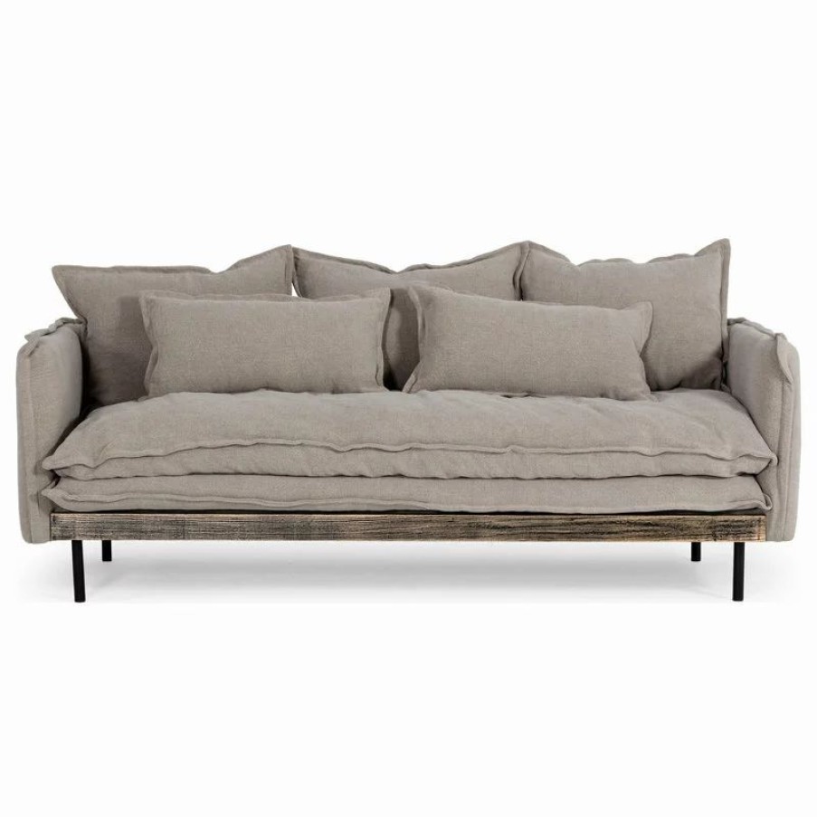 Sofas & Sectionals * | Vig Furniture Inc. Divani Casa Mathis Modern Grey Fabric Sofa