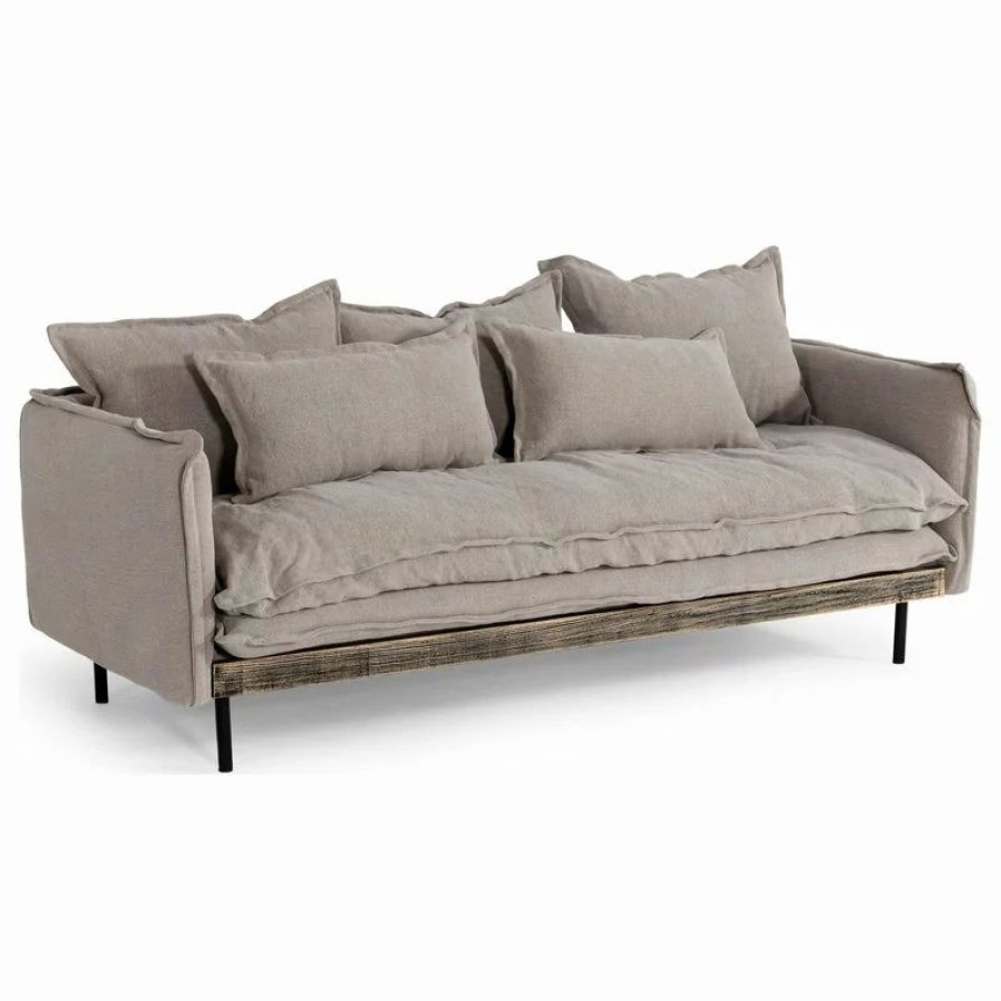 Sofas & Sectionals * | Vig Furniture Inc. Divani Casa Mathis Modern Grey Fabric Sofa