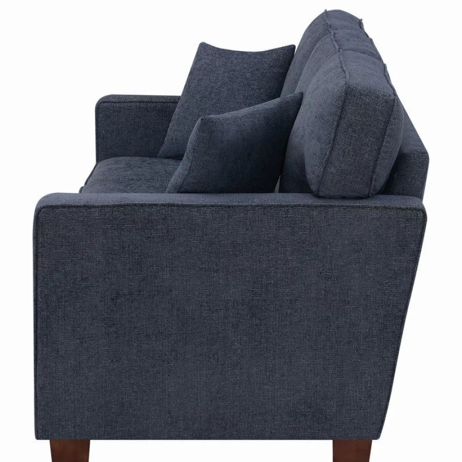 Sofas & Sectionals * | Office Star Products 3-Seater Sofa, Navy