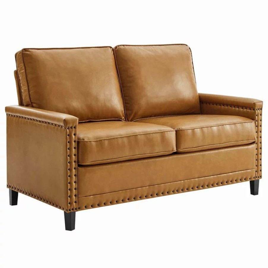 Sofas & Sectionals * | Lexmod Ashton Loveseat, Tan