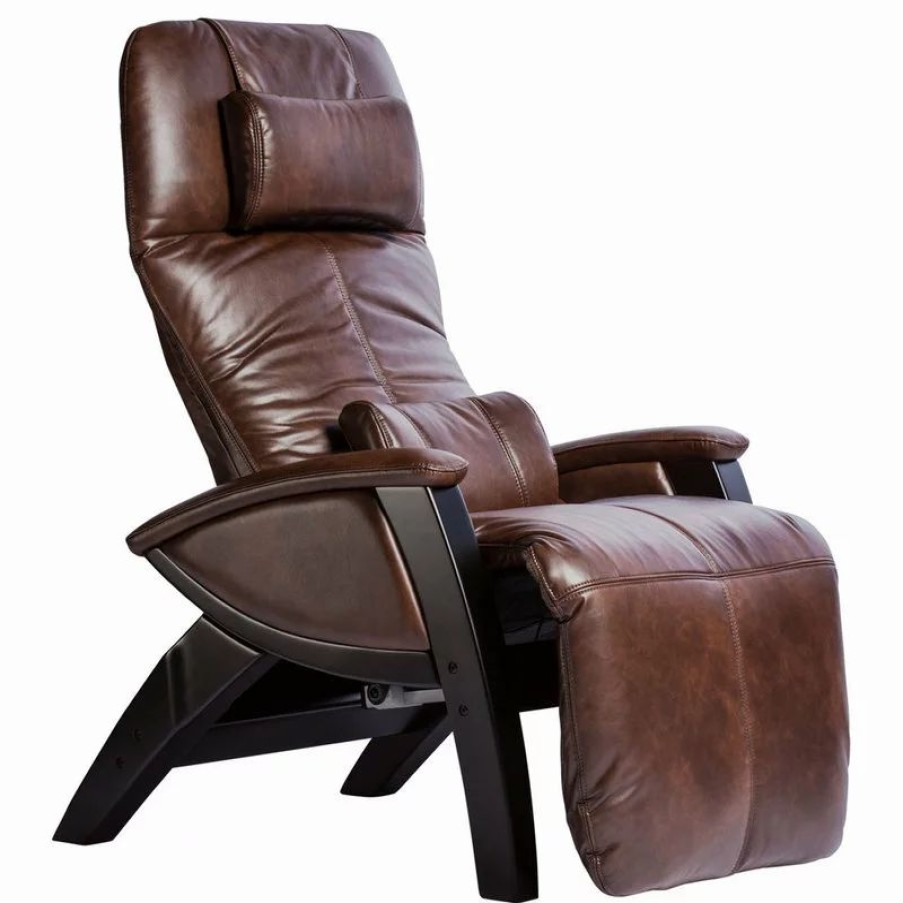 Chairs * | Svago Zgr Plus Dual Power Zero Gravity Recliner, Chestnut