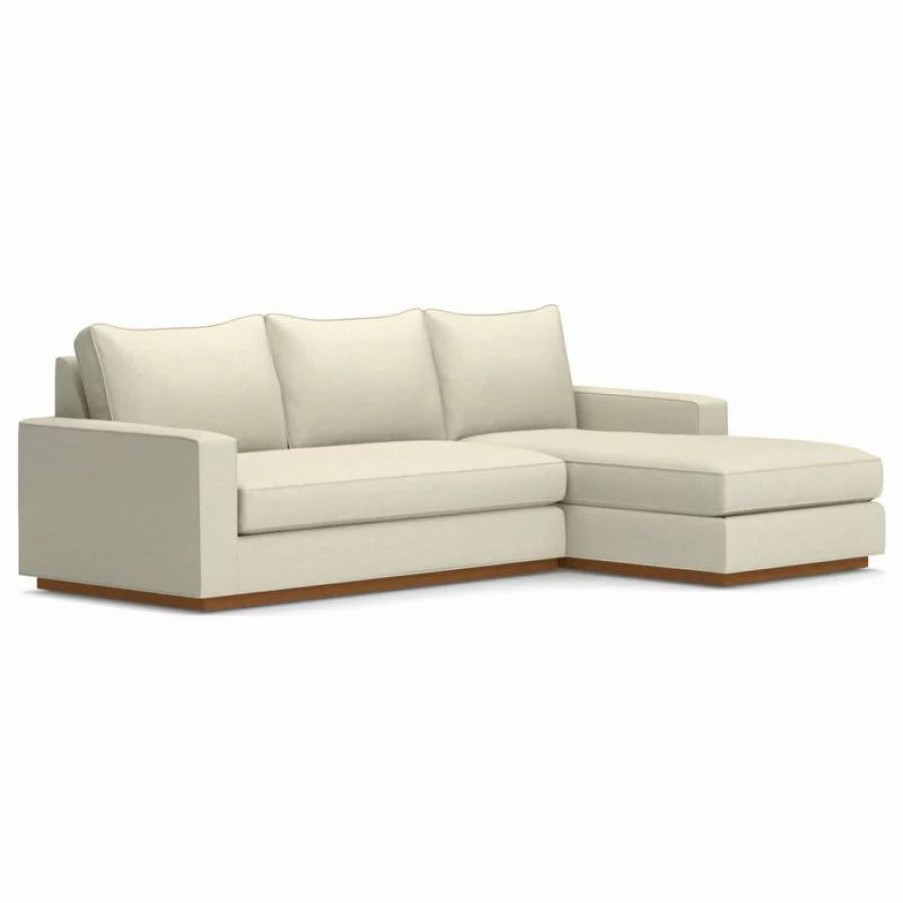 Sofas & Sectionals * | Apt2B Harper 2-Piece Sectional Sofa, Cream, Chaise On Right