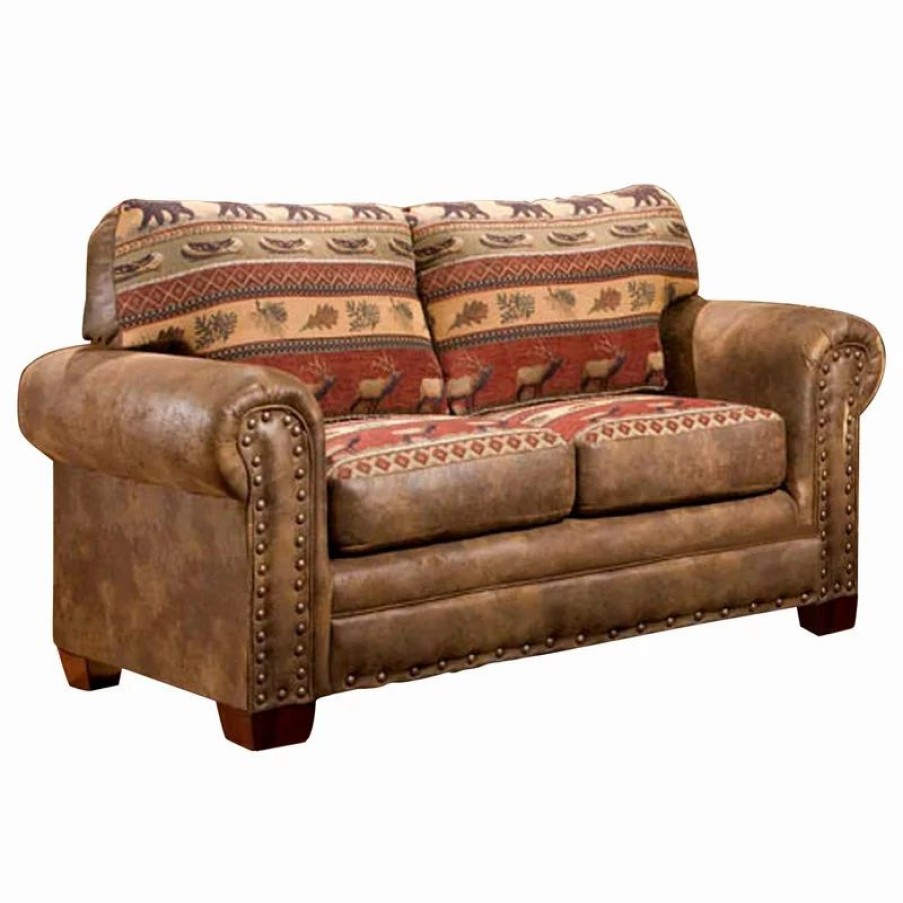 Sofas & Sectionals * | American Furniture Classics American Furniture Sierra Lodge Loveseat