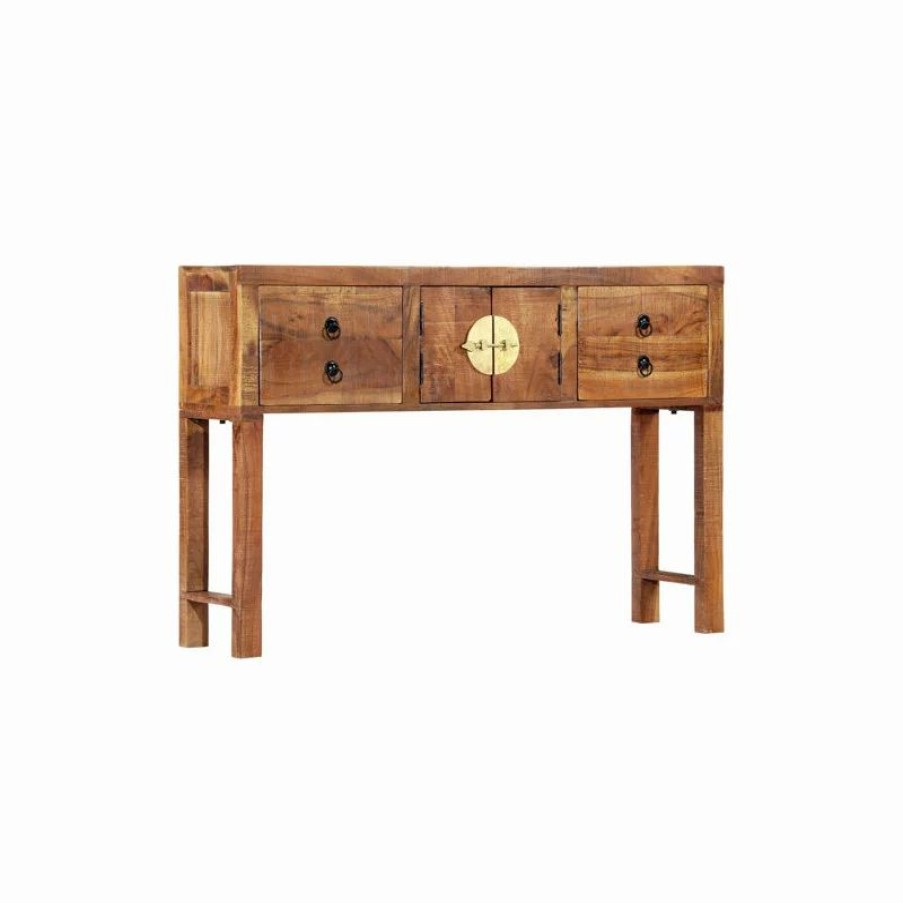 Console Tables * | Vida Xl International B.V. Vidaxl Solid Acacia Wood Console Table Sturdy 47.2 Hallway Telephone Stand