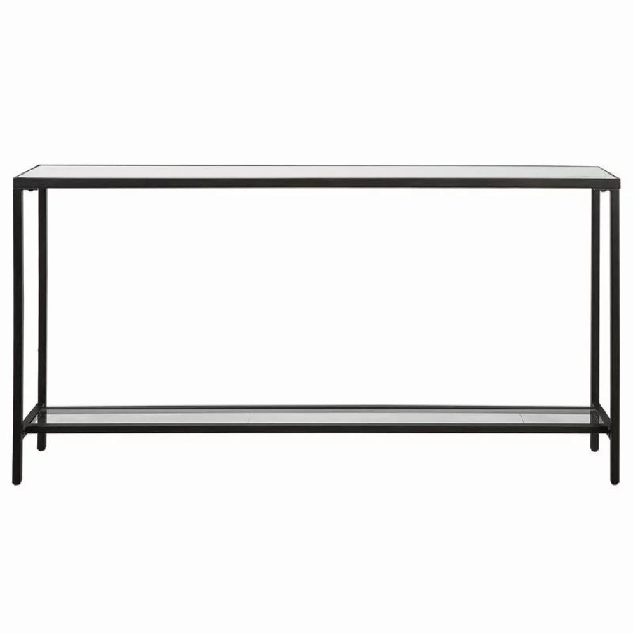 Console Tables * | Uttermost Hayley Black Console Table 24997